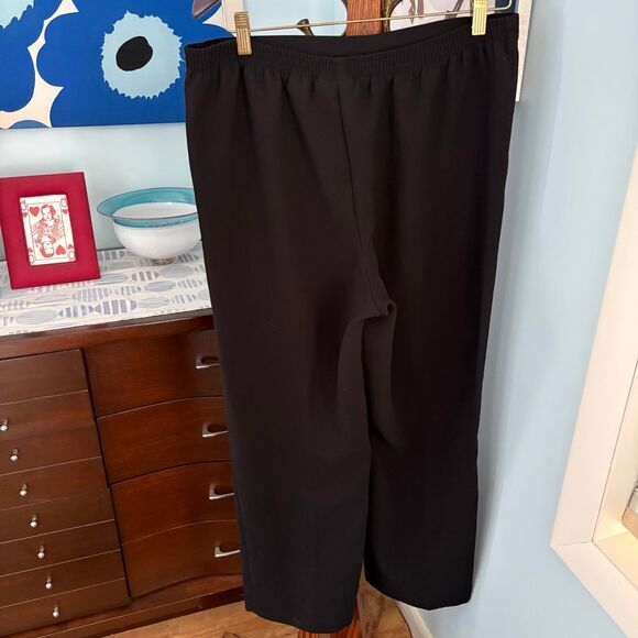 VTG Alfred Dunner Women’s Black Tailored Pants, Size 10, Timeless Trouser Fit - Picture 4 of 6